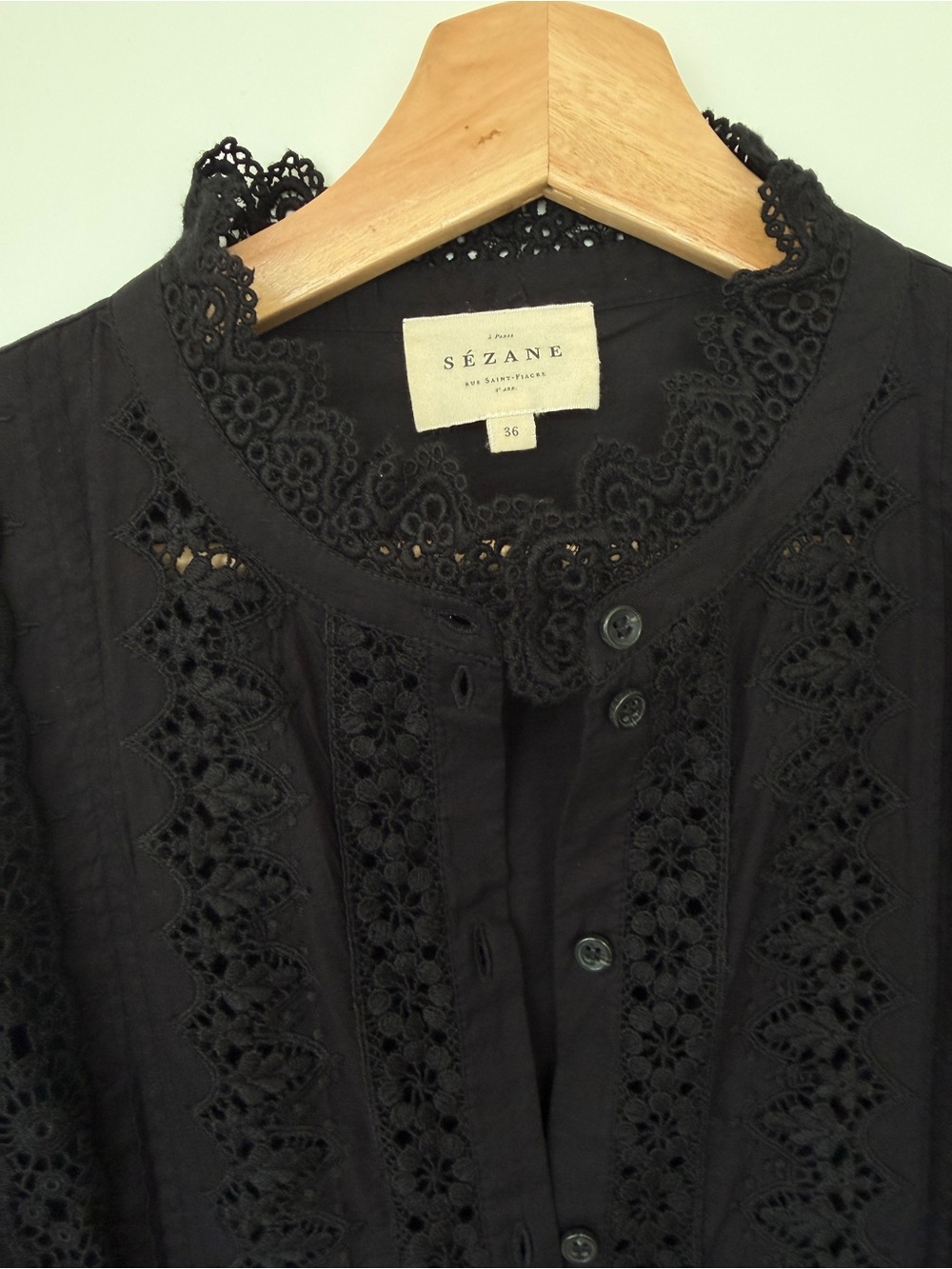 Sezane Rym Black NWOT - Picture 2 of 5